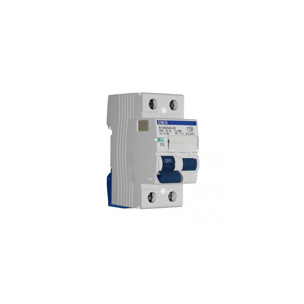 Interrupteur différentiel 2x63A - 30 mA - 10KA type AC | THERM ELEC Interrupteur différentiel 2x63A - 30 mA - 10KA type AC | THERM ELEC